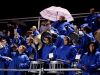 The Fort Defiance High School Band plays during the game against Harrisonburg on Friday, Oct. 21, 2016 at Fort Defiance.