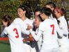Somers Ciara Ostrander (4) celebrates scoring with her teammates during Section 1 Class A girls soccer semifinal at Somers High School on Oct. 28, 2016. Somers defeats John Jay Cross River 4-2.