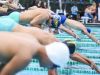 Naples, John Scanlon takes off in the third heat of the 200 yard freestyle during the Region 3A-3 swimming at FGCU Aquatic Center.
