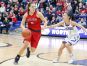 Center Grove's Cassidy Hardin (left)