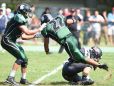 Spackenkill running back Andres Blanco is tackled during a game against Marlboro on Sept. 19, 2015.