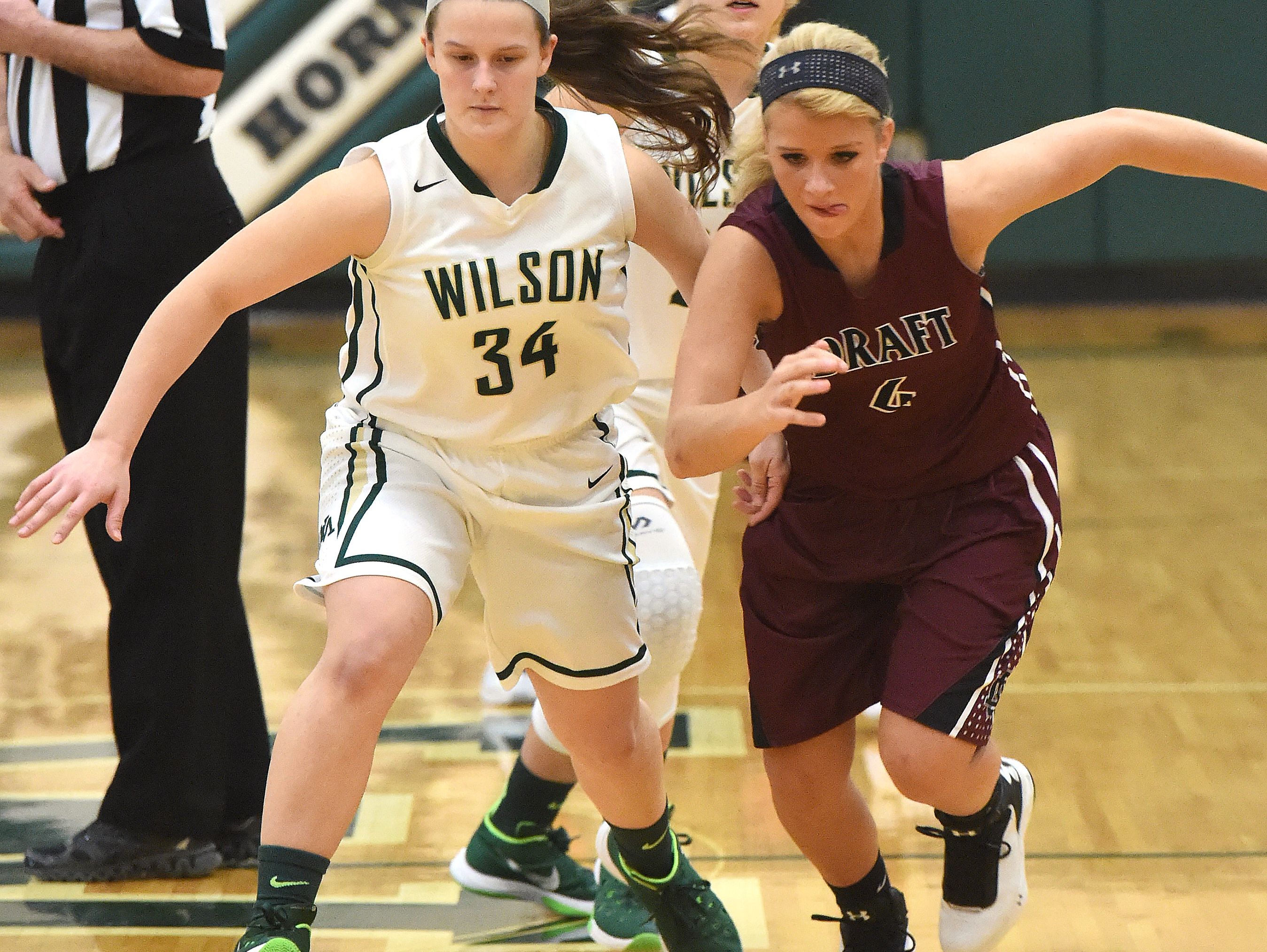 Wilson Memorial's Cheridan Hatfield, left, and Stuarts Draft's Danielle Brenneman are two of the top returning players in the Shenandoah District this season.