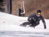 Webster Thomas senior Joe Vasile skis down one of the hills at Bristol Mountain on Feb 20.