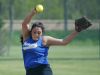 Webster Schroeder's Adrianna Dilal pitches against Webster Thomas in the second inning at the College at Brockport.