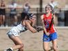 Fairport's Maddie Howe, right, is defended by Pittsford's Caroline Cullinan during the Section V Class A Girls Lacrosse Championship played at St. John Fisher College on Tuesday, May 31, 2016.