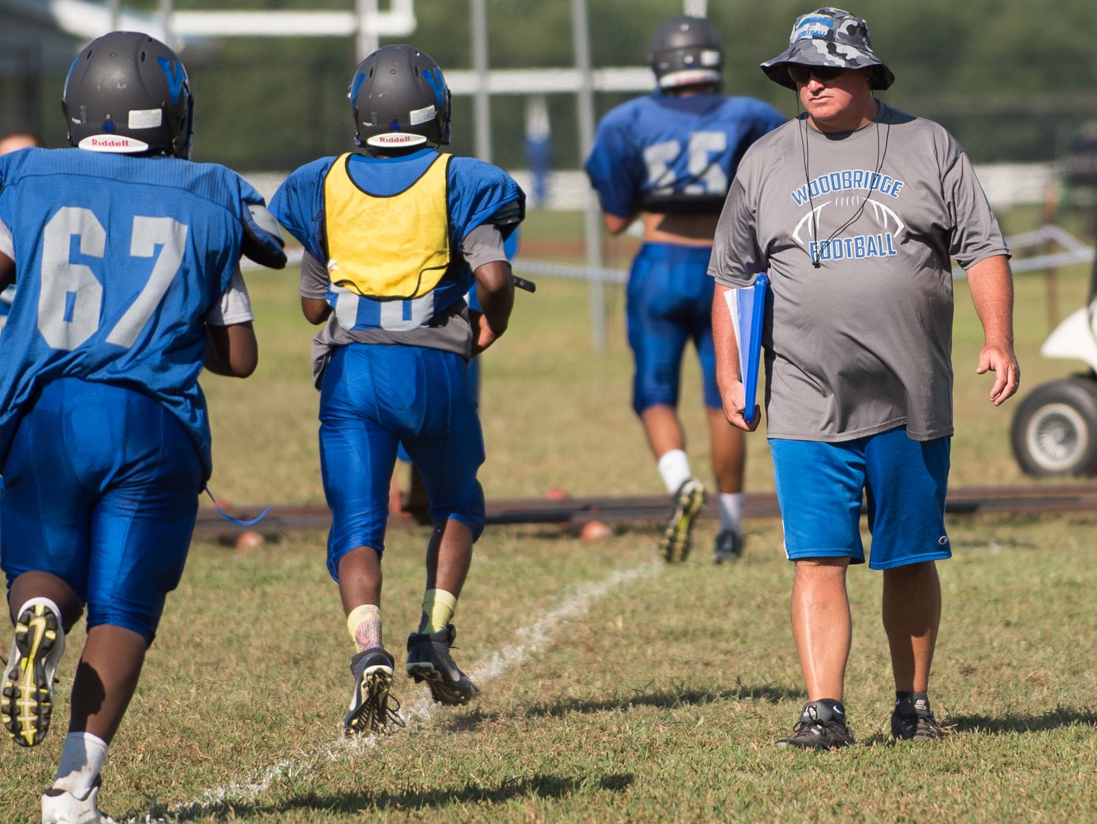 Woodbridge football coach Ed Manlove knows the Blue Raiders could have a special season. Woodbridge starts the year ranked No. 1 in Division II by The News Journal