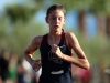 La Quinta's Akemi Von Schew is first in the girls' varsity race during the cross country meet at Xavier College Prep in Palm Desert on Wednesday, September 21, 2016.