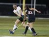 Lakeland's Caroline Cahill pass the ball around Rys's Kally Ott (21) during their 4-1 win in the Class B field hockey section finals at Brewster High School on Tuesday, November 1, 2016.