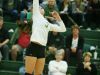 Wilson Memorial's Hannah Johnson hits over to East Rockingham during the Conference 36 quarterfinal match at Wilson Memorial in Fishersville on Tuesday, Nov. 1, 2016.