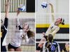 DeWitt's Lexi Nordmann (left) and Corunna's Meredith Norris (right) were both selected to the Under Armour All-America Teams Wednesday. Both Lansing-area players are finalists for Miss Michigan Volleyball.
