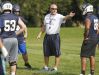 Pittsford head coach Keith Molinich directs his lineman through drills during their practice in this 2014 file photo.