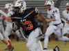 Blackman's Master Teague finds an opening on a kickoff return (he ran 28 times for 325 yards and 3 TDs) on Friday, November 4, 2016.