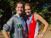 Fort Myers' Krissy Gear, left, and North Fort Myers’ Kayla Easterly pose with their medals Saturday, Nov. 5. Gear was fourth and Easterly third at the Class 3A state cross country meet in Tallahassee.