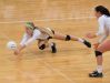 Wilmington Charter's Lydia McIntyre (9) dives for the ball in the second round game of the DIAA State Volleyball Tournament against St. Mark's.