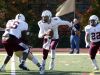 Fordham Prep quarterback Matt Valecce in action against Iona Prep in the quarterfinals of the Catholic High School Football League Nov. 6, 2016 at Iona Prep in New Rochelle. Iona Prep won, 41-0.