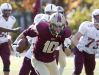 Iona Prep's Michael DeGasperis finds a path against Fordham Prep in the quarterfinals of the Catholic High School Football League Nov. 6, 2016 at Iona Prep in New Rochelle. Iona Prep won, 41-0.
