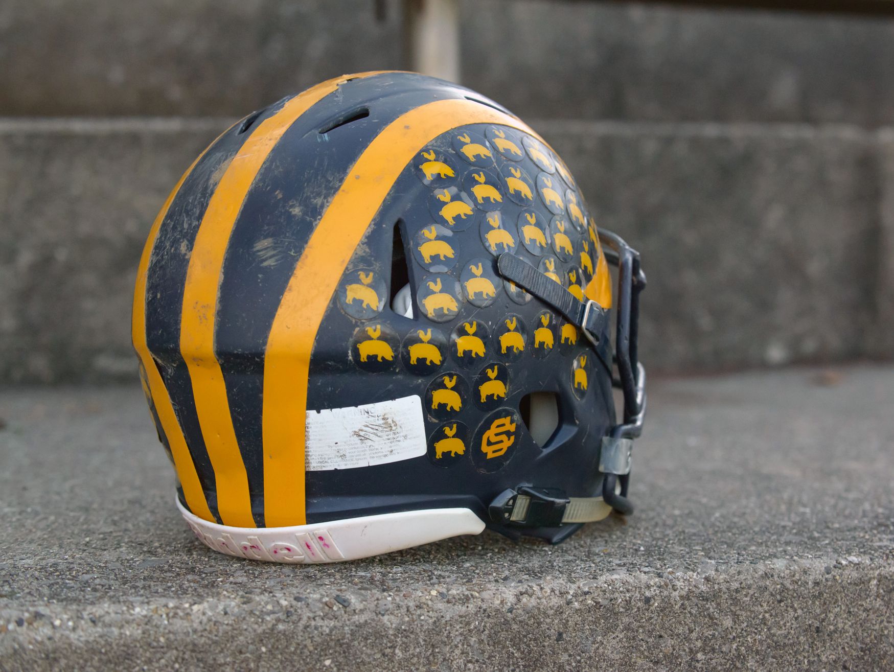A Climax - Scotts football helmet
