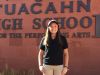 Gracie Richens signed her National Letter of Intent to play golf at Brigham Young University Wednesday at Tuacahn High School. Richens became the first-ever student to earn a Division I scholarship at Tuacahn High School.