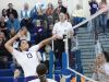 Bronson senior Jill Pyles goes for a kill against Kalamazoo Christian on Thursday.