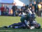 Friends senior Devonte Church intercepts a pass intended for Tower Hill's Haryy Quimby in the Quaker's 35-0 win over the Hillers Saturday.