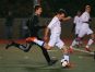 Charter School of Wilmington senior Eamon O'Connor shoots at goal in the first half against Newark at Bob Peoples Stadium Saturday.