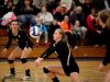 Buffalo Gaps's Abby Flint bumps the ball during the 2A girls volleyball championship at R.E. Lee High School in Staunton on Saturday Nov. 12, 2016.