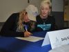 Emily Sidor of Rockledge tennis signed with UNC-Asheville on Thursday. Photo by Leslie Shinault