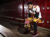 Glasgow's Tymere Wilson poses for a portrait in the locker room at Glasgow High School on Monday afternoon.