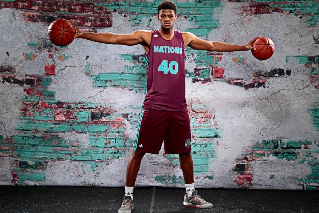 Oak Hill Academy forward Billy Preston said this is the happiest he's been playing hoops. (Photo: Kelly Kline/adidas)