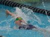 Pittsford's Megan Deuel swims the 100 yard backstroke.