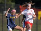 Penfield and Bre McGrath, right, host No. 1 Fairport at 6:30 p.m. Friday in a matchup of teams ranked in the D&C Large-School Girls Soccer Coaches' Poll. Fairport is No. 1; the Patriots are No. 7.