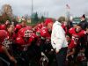 Orchard Lake St. Mary’s coach George Porritt addresses his team following a 49-7 win over Dearborn Divine Child in a Div. 3 semifinal Saturday, Nov. 19, 2016.