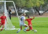 Arbor View junior Sierra Vicente slides for the ball in front of Palo Verde's Alexis Lloyd. Vicente, who tied for second on the team with 18 goals, scored in a state title game for the third consecutive season. (Photo: Courtesy of Arbor View soccer)