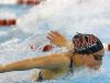 Sacred Heart's Asia Seidt competes in the 200 yard Individual Medley at the KHSAA Swim & Diving Championship. Seidt would not only win the race but set a state record. Feb. 27, 2016