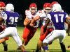 Senior running back Harrison Schaefer, center, has 34 rushing touchdowns for Riverheads this season.