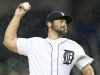 Sep 28, 2016; Detroit, MI, USA; Detroit Tigers starting pitcher Michael Fulmer pitches the ball during the fourth inning against the Cleveland Indians at Comerica Park.