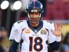 SANTA CLARA, CA - FEBRUARY 07: Peyton Manning #18 of the Denver Broncos warms up prior to playing in Super Bowl 50 against the Carolina Panthers at Levi's Stadium on February 7, 2016 in Santa Clara, California. (Photo by Ronald Martinez/Getty Images)