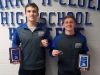 Robert E. Lee's Banner Robson, left, was named Middle Weight MVP at the Shumaker Wrestling Classic this weekend, while teammate Alex Williams, right was named Light Weight MVP.
