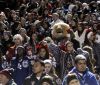 West Texas cheerleaders and their mascots packed Shotwell Stadium in Abilene Friday night to cheer on the Iraan Braves. (Photo: Ronald W. Erdrich, Abilene Reporter News) 