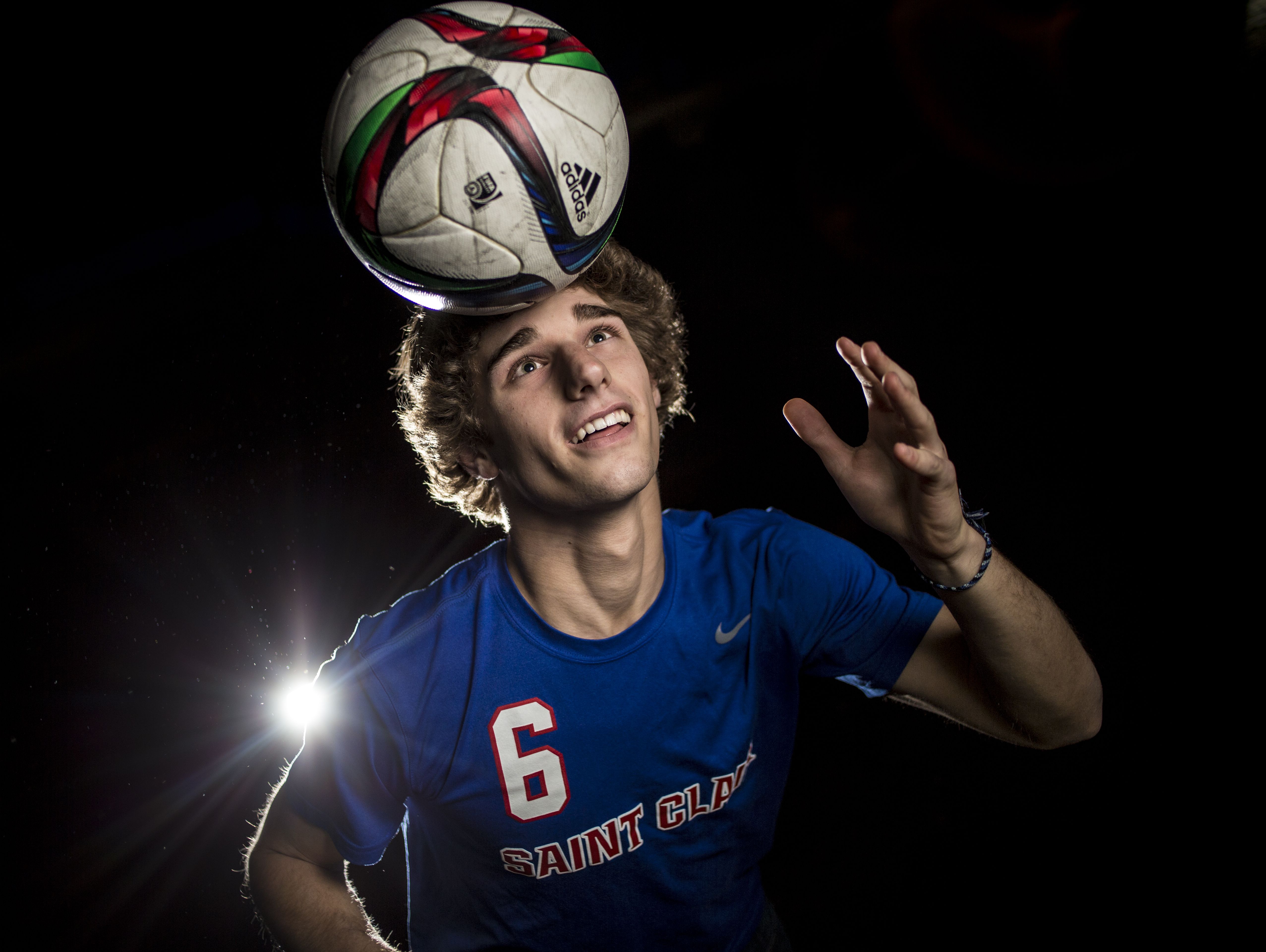 St. Clair High School senior Ben Al-Gharabally is the Times Herald Soccer Player of the Year.