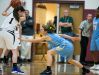 Cape Henlopen guard Alia Marshall (right) guards Margaret Sullivan of Wlimington Friends who lead late in the second half.