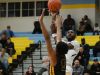 Sanford School's Marcus McCollum with the jumper over Archbishop Wood during the Slam Dunk to the Beach on Wednesday, Dec 28, 2016. Final Score Sanford School- 47 ,Archbishop Wood- 72
