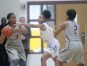 Caesar Rodney Kylie Kornegay (15) defends Hodgson Vo-Tech Guard Kayla Braxton-Young (3) during a Diamond State Classic game Wed. Dec. 28, 2016 at Saint Elizabeth's High School in Wilmington.