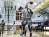 Caesar Rodney Center Zoe Scott (3) blocks Hodgson Vo-Tech Guard Kayla Braxton-Young (3) shot attempt during a Diamond State Classic game Wed. Dec. 28, 2016 at Saint Elizabeth's High School in Wilmington.