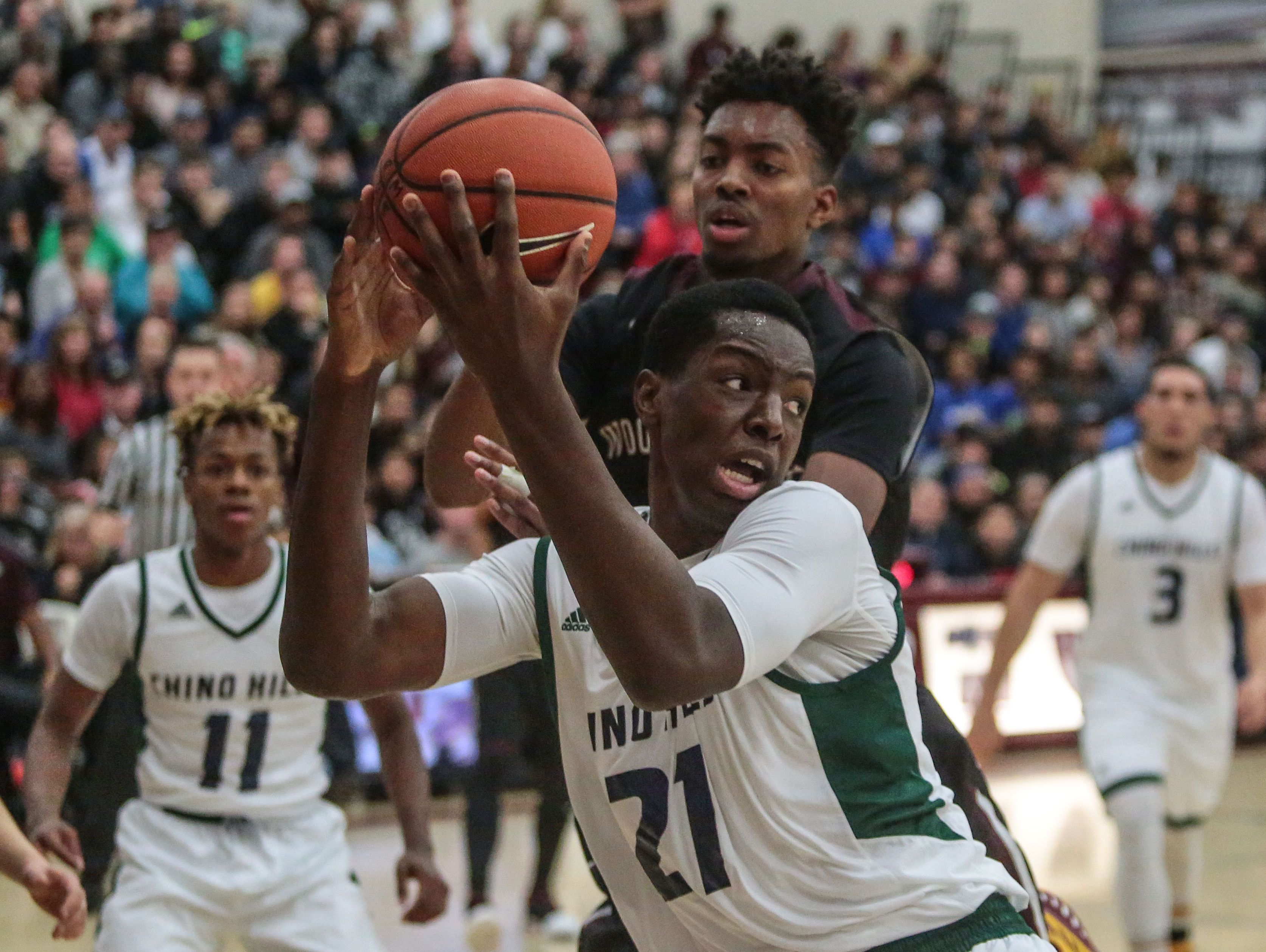 Chino Hills and Woodcreek basketball action on Wednesday, December 28, 2016 during the Rancho Mirage Holiday Invitational at Rancho Mirage High School.