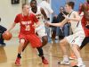Smyrna's Caleb Matthews (10) moves the ball against the Sanford defense.