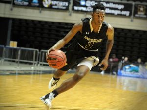 Immanuel Quickley, a highly-ranked prospect, plays in the 36th Annual Governor's Challenge for John Carroll High School at the Wicomico Youth and Civic Center on Thursday, Dec. 29, 2016.
