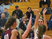 Washington's Peyton Rymerson (32) takes a shot during a rescheduled Edith Sanford Breast Center Girls Pentagon Classic game against Crofton Thursday, Dec. 29, 2016, at Washington High School in Sioux Falls.