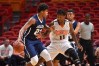 12/8/16 8:59:28 PM -- Miami, FL, U.S.A -- South Miami gaurd Latravian Glover (11) pressures University School forward Vernon Carey Jr (22) during the first half of the HoopHall Miami Invitational. -- Photo by Jasen Vinlove-USA TODAY Sports Images, Gannett ORG XMIT: US 135835 hoophall 12/8/2016 [Via MerlinFTP Drop]