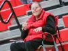 Palm Springs Indians super fan Nathan Bridges roots on the Indians' basketball team.